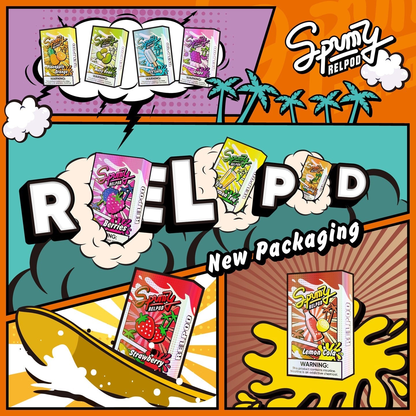 【SPUMY】美國原裝spumy思邦迷煙彈 通配vaka/mee/等五代主機 🍬台灣現貨