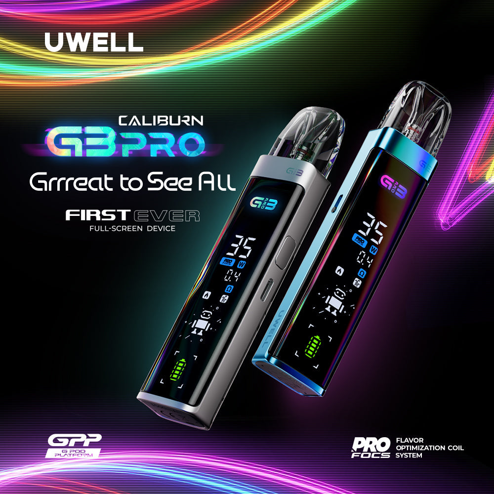 正版 UWELL Caliburn G3 PRO咖哩棒G3 PRO主機套裝/G3空倉(4入組)