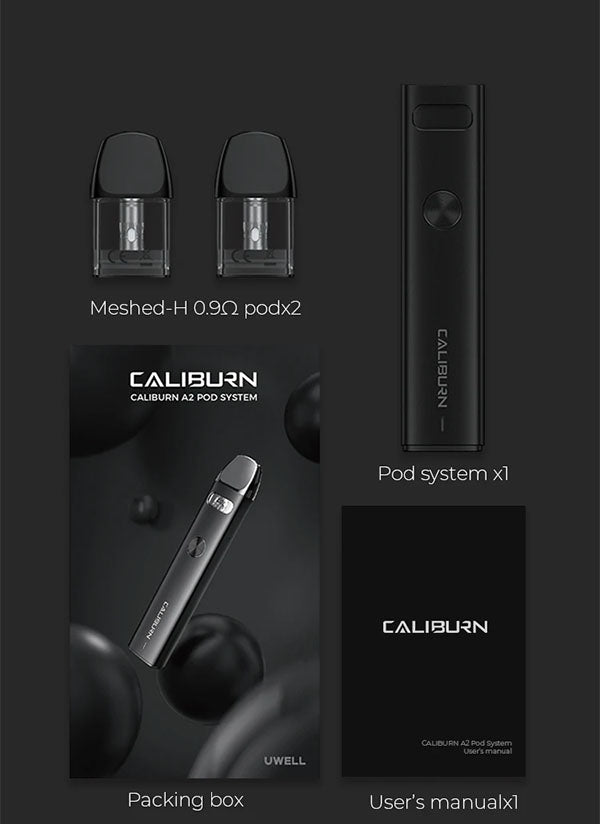 台灣現貨-Uwell Caliburn A2咖哩棒/電子煙主機套裝/A2空倉(4入組)