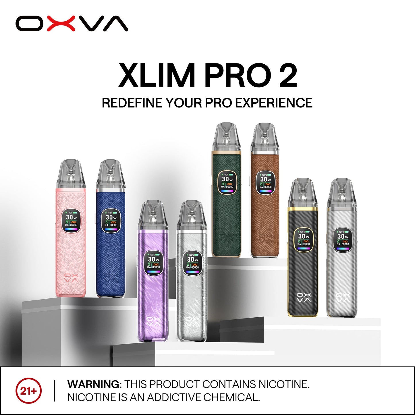 正品-OXVA小蠻牛二代Pro主機套裝(功率30W)/註油空彈